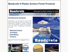 Tablet Screenshot of beadcrete.com